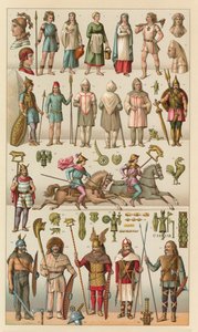 Costume gaulois - French School