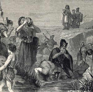 Gédéon appelé par Dieu pour vaincre les Madianites choisit ses soldats parmi ceux qui boivent en portant l
