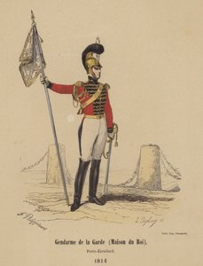 Gendarme de la Garde (Maison du Roi), Porte-Étendard - French School