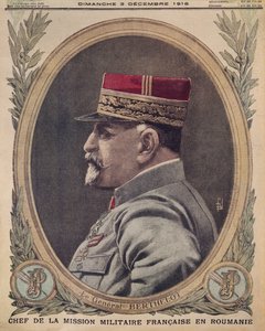 Général Berthelot, Chef de la mission militaire française en Roumanie, illustration de couverture du Petit Journal, supplément illustré, 3 décembre 1916 - French School