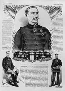 Général Joseph Gallieni (1849-1916) 1898