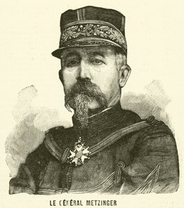 Général Léon Frédéric Hubert Metzinger, soldat français - French School