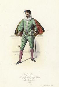 Gentilhomme du règne de Henri III de France - French School