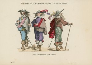 Gentilshommes de 1615-1630 - French School