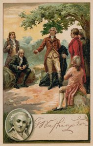 George Washington avant la Révolution américaine - French School