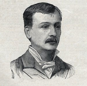 Georges Courteline, de son vrai nom Georges Victor Marcel Moinaux (1858-1929), romancier et dramaturge français, dans "Le Petit Parisien" - French School