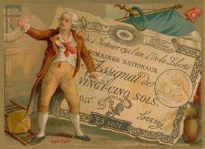 Georges Danton, homme politique révolutionnaire français du parti Jacobin - French School