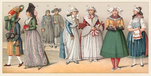 Costume allemand - French School