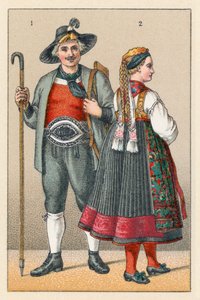 Costume du Tyrol, Allemagne - French School
