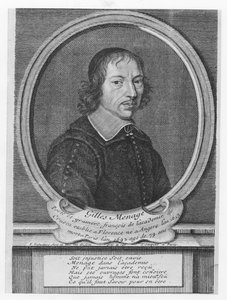Gilles Ménage (gravure) - French School