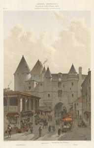 Grand Châtelet, Vue prise de la Rue St Denis, 1800 - French School