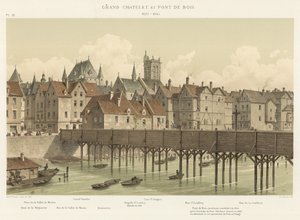 Grand Châtelet et Pont de Bois, 1621-1645 - French School