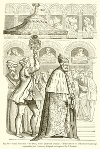 Grande procession du Doge, Venise - French School