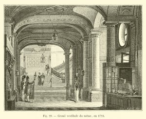 Grand vestibule du même, en 1723