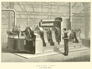 Grande Machine à Lumière de M Thomas Edison - French School