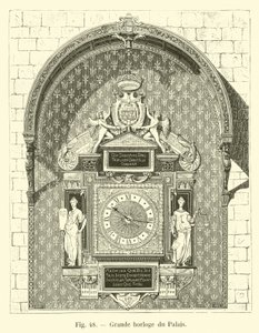 Grande horloge du Palais - French School