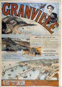 Granville - Affiche publicitaire des chemins de fer de l