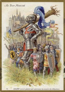 Gulliver en chevalier - French School