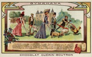 Gymkhana (chromolithographie) - French School