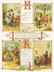 H I J K L: Compétence, Jardin, Iris, Jasmin, Kangourous, Kakato, Lanterne magique, Livres d