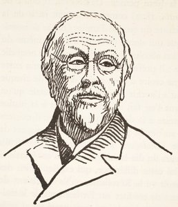 H. Taine, copie par Boris Mestchersky, illustration de Histoire de la Nation Française, Sciences, Volumes I & II, par Gabriel Hanotaux, 1924