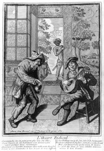 Arlequin et Scaramouche - French School