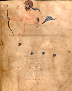 Illustration de la constellation du Sagittaire, du 