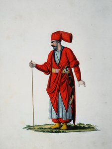 Hasseki Baltaci Valet del Sultani, probablement par Cousinery, période ottomane, troisième quart du 18ème siècle
