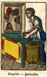 Chapelier; Série sur les métiers, image d