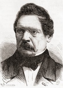 Henri-Gustave Delvigne, de Les Merveilles de la Science, publié vers 1870 (gravure) - French School