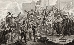 Henri IV (1553-1610) entre à Paris en 1594, de 