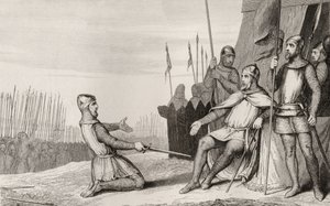 Henri I (1008-60) pardonne son frère Robert-Le-Vieux, de 