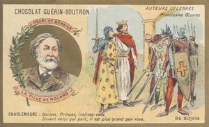 Henri de Bornier (1825-1901), dramaturge, poète, écrivain français, auteur de "La fille de Roland", drame en 4 actes - French School