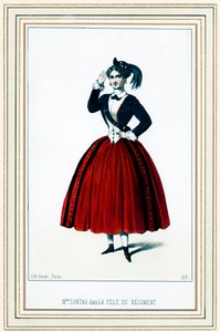 Henriette Sontag, soprano allemande, dans 