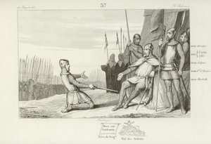 Henri Ier de France pardonnant à son frère, Robert le Vieux, 1031