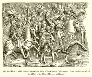 Henri VIII dans le camp du Champ du Drap d