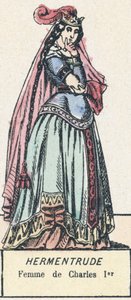 Hermentrude, Femme de Charles Ier - French School
