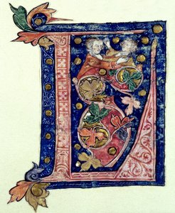 Initiale historiée L - French School