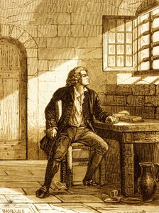 Honoré-Gabriel Riquetti, Comte de Mirabeau au Fort de Joux en 1775 - French School