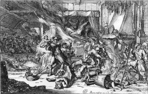 Horreurs infligées par les Français en Hollande, 1673 - French School