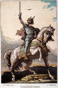 Vercingétorix à cheval - French School