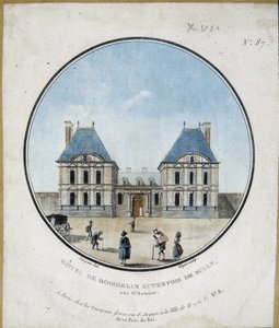 Hôtel de Boisgelin, anciennement de Sully - gravure - French School