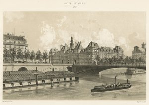 Hôtel de Ville, 1867 - French School