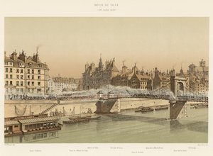 Hôtel de Ville, 28 Juillet 1830 - French School