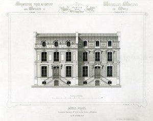 Hôtels privés, 10 & 12 Rue Balzac, Paris, de Architecture Privée au XIXe siècle