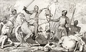 Hugues Capet (941-96) capture Charles de Lorraine, de 