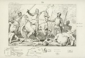 Hugues Capet capture Charles de Lorraine, 991 - French School