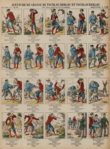 Aventure de chasse de Tourlou, Berlou et Tourlouberlou - French School