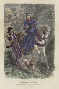 Tenue de chasse, 15ème siècle - French School