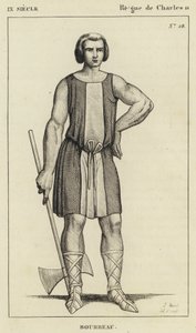 IX Siècle, Règne de Charles II, Bourreau (gravure) - French School